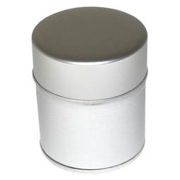 Vorratsdosen: Runde Stülpdeckeldose aus Weißblech 55/65 mm für Gewürze