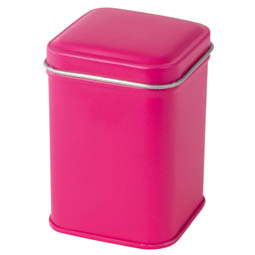 Zahnspangendosen: pink quadrat 25 g