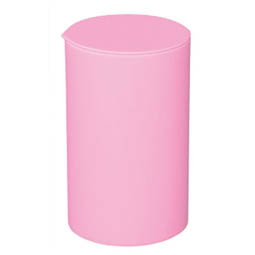 Lippenstiftdosen: pink rund 100 g	