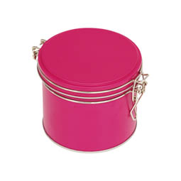 Keksschachteln: Bügelverschlussdose mini pink